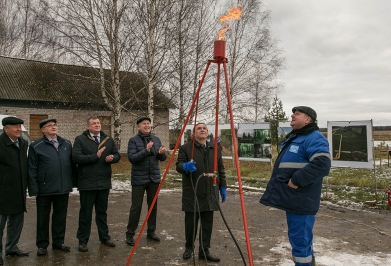 В пять населенных пунктов Медведевского  района Марий Эл пришел природный газ