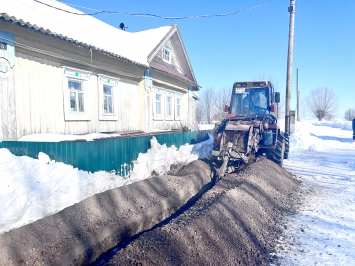В двух деревнях Моркинского района  началось строительство распределительных газопроводов