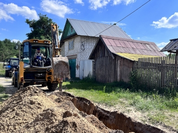 В д. Паганур Медведевского района построены  сети для догазификации домов