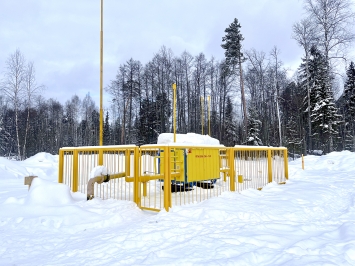 Поселок Таир Звениговского района  подключен к системе газоснабжения